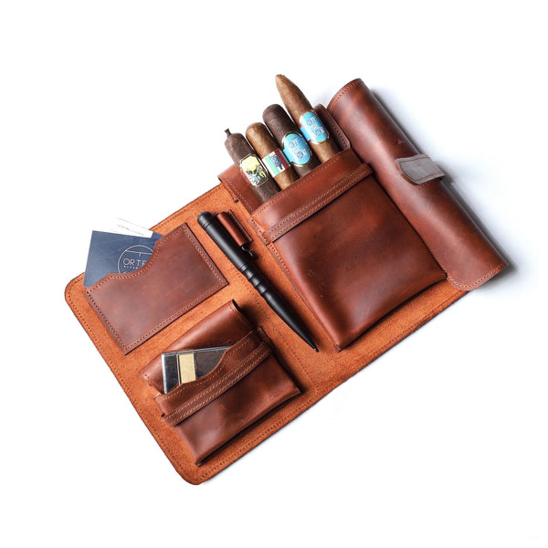 Gentleman's Leather Cigar Fold
