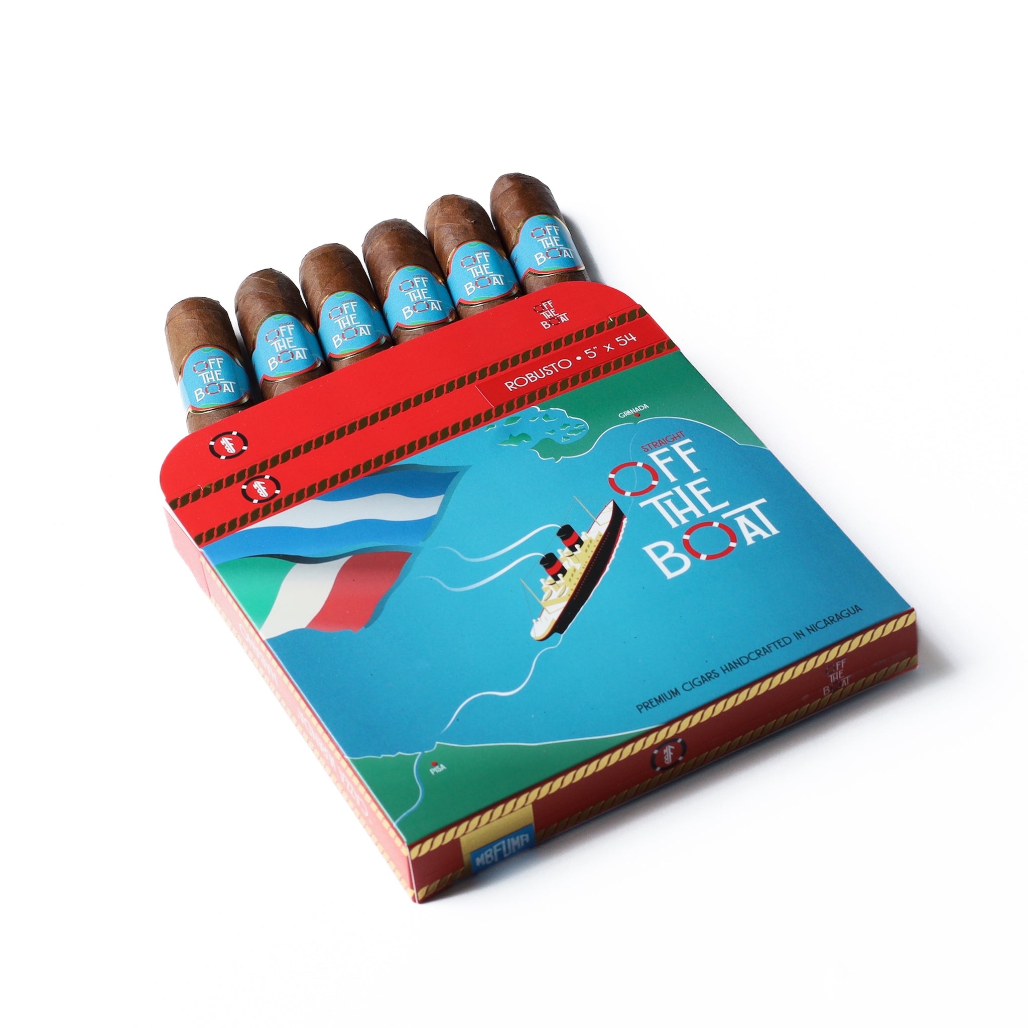 Straight Off The Boat Habano Robusto 6ct