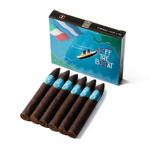 Straight Off The Boat Maduro Tor. • 6ct