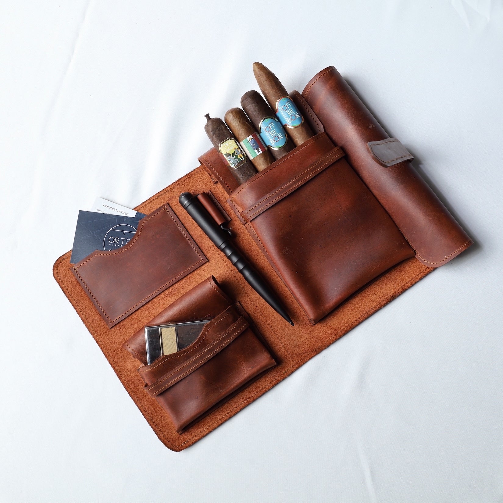 Leather Gentleman Cigar Case